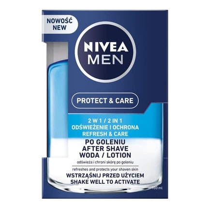 Nivea Protect & Care Aftershave Lotion 2 In 1 Fragrance (Fragrance) Homme 100ml