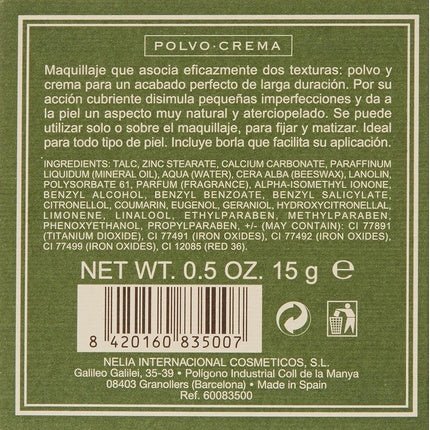 East Woods 12 Arabesco Powder Cream 15g - Maison des fragrances
