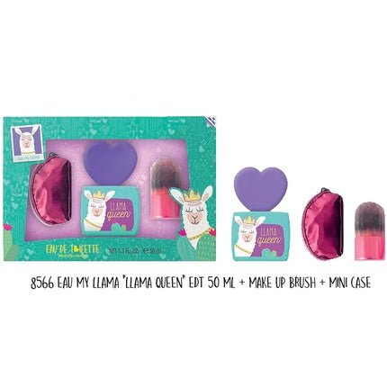 Eau My Llama Parfum - Eau De Toilette Llama Queen Eau de toilette 50ml with Makeup Brush and Mini Case - Maison des fragrances