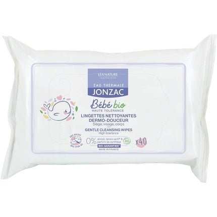 EAU THERMALE JONZAC Organic Dermo - Douceur Cleansing Wipes - Maison des fragrances