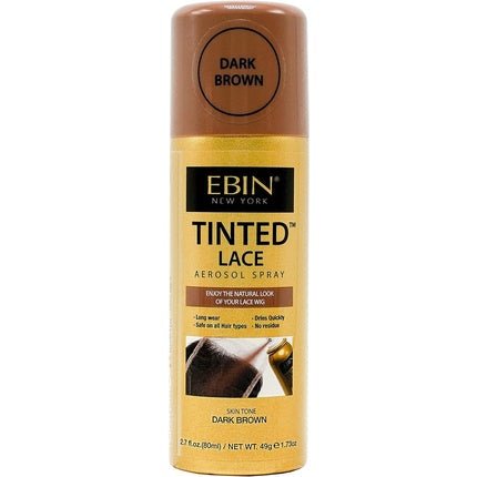 EBIN Tinted Lace Spray Dark Brown 80ml - Maison des fragrances