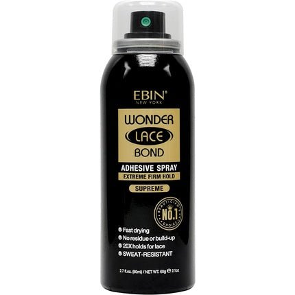 EBIN Wonder Lace Bond Spray 80ml Extreme Firm Hold - Maison des fragrances