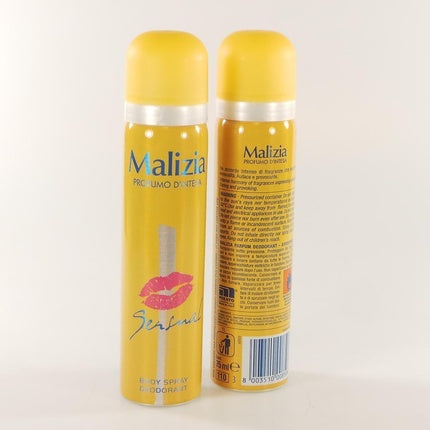 Malizia Donna Sensual Body Spray Deodorant 75ml Malizia