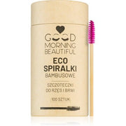 Eco Bamboo Spiral Lash and Brow Brushes - 100 Pieces - Maison des fragrances
