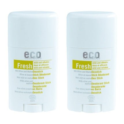 Eco Cosmetics Natural Deodorant Stick with Olive Leaf and Mallow 50ml - Maison des fragrances