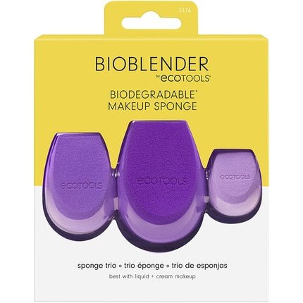 ECO TOOLS Bioblender Makeup Sponge Trio - Maison des fragrances