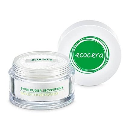 Ecocera Barley Loose Powder 15g Transparent Face Powder for All Skin Types - Mattifying Makeup Setting Powder - Maison des fragrances
