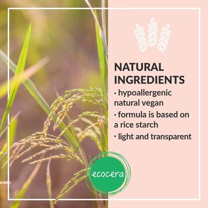 Ecocera Face Setting Powder Transparent Rice Hypoallergenic - Maison des fragrances
