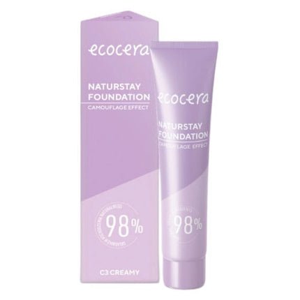 Ecocera Naturstay Foundation Natural Foundation C3 30ml - Maison des fragrances