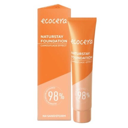 Ecocera Naturstay Foundation Natural Foundation N4 30ml - Maison des fragrances