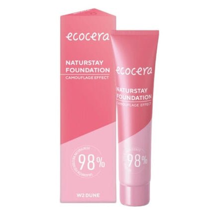 Ecocera Naturstay Foundation Natural Foundation W2 30ml - Maison des fragrances