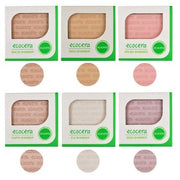Ecocera Pressed Highlighter Vegan Shimmering Powder Face Makeup Brightener 10g - Maison des fragrances