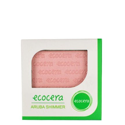 Ecocera Pressed Highlighter Vegan Shimmering Powder Face Makeup Brightener 10g - Maison des fragrances