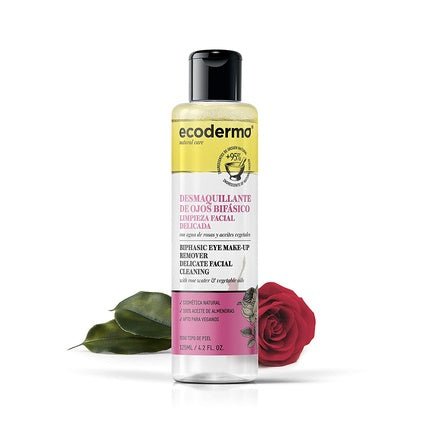 Ecoderma Bi Phase Make Up Remover 125ml - Cleanses and Removes Make - Up Delicately on Eyelids and Eyelashes - Maison des fragrances