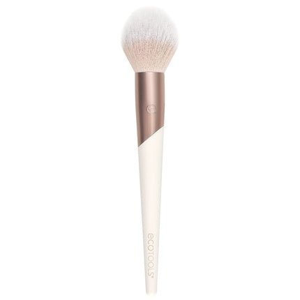 EcoTools Luxe Plush Foundation & Bronzer Blush Brush for Powder Makeup - Environmentally Friendly, Pink, Luxurious and Glamorous - Maison des fragrances