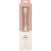EcoTools Luxe Soft Highlighter Makeup Face Powder Brush Luminous Glow Pink - Maison des fragrances