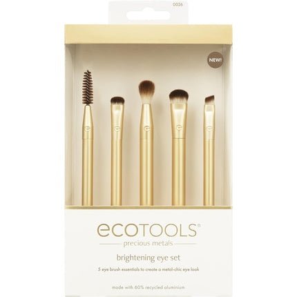 EcoTools Precious Metals Brightening Eye Set Eye Brush Kit 5 Piece Set - Maison des fragrances