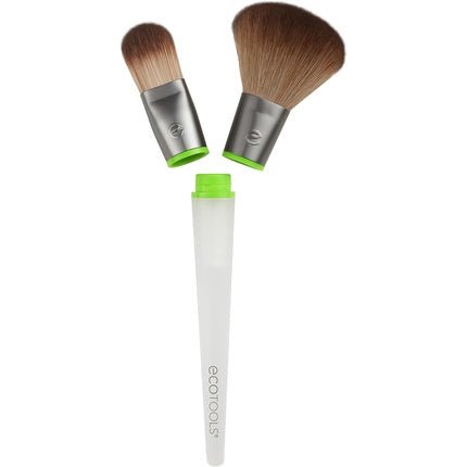 EcoTools Total Senses Foundation Brush Duo Interchangeables Makeup Brush with Aromatherapy - Maison des fragrances