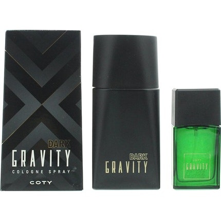 Coty Gravity 2 Piece Gift Set: Dark Gravity Cologne 100ml - Defy Gravity Cologne 30ml Coty