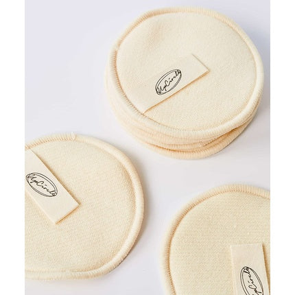 UPCIRCLE Reusable Luxury Makeup Remover Cotton Pads 7 Triple-Layer Hemp with Washable Laundry Bag - Eco Friendly Sustainable Zero Waste Cleansing Rounds Cream