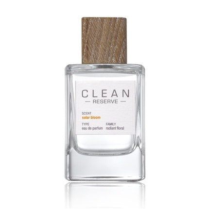 CLEAN RESERVE Solar Bloom Eau de Parfum 1.7 Fl oz, 1oz équivaut à 30ml Clean