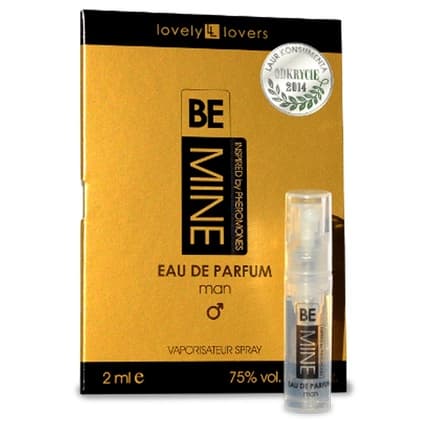 Lover's Lane Lovely Lovers Bemine Original Man Perfume With Fragrance Pheromones Eau de Toilette Homme 2 ml
