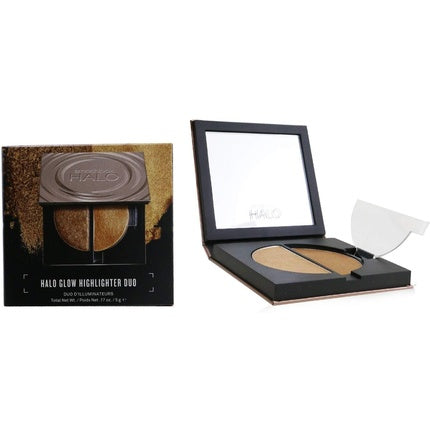 Smashbox Halo Glow Highlighter Duo Golden Bronze 0.17oz 5g