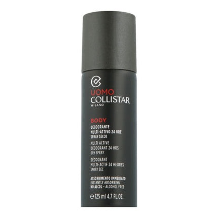 Collistar Man Body Multi Active Deodorant 24H Dry Spray 125ml Collistar