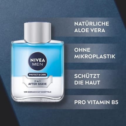 Nivea Protect & Care 2in1 After Shave 100ml pour homme