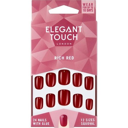 Elegant Touch Core Colour Nails Rich Red 1 count - Maison des fragrances