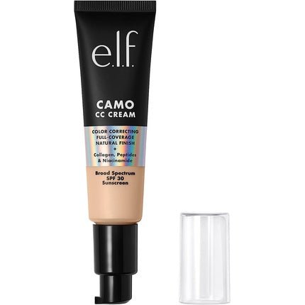 e.l.f. Camo CC Cream Colour Correcting Full Coverage Foundation with SPF 30 Fair 120 N 1.05 Oz (30g) - Maison des fragrances