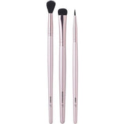 e.l.f. No Budge Brush Trio 3 - Piece Eyeshadow Brush Set for Applying and Blending Color Made with Synthetic Cruelty - Free Bristles - Maison des fragrances