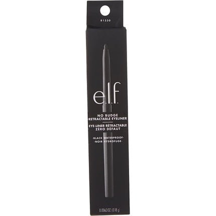 e.l.f. No Budge Retractable Eyeliner Creamy Ultra - Pigmented Waterproof Creates Bold Defined Lines Black 0.006 Oz - Maison des fragrances