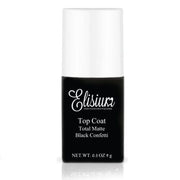 Elisium Top Coat Total Matte Black Confetti - 9g - Maison des fragrances
