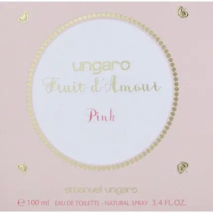 Emanuel Ungaro Ungaro Fruit D'Amour Pink Eau de Toilette (EDT) Femme 100ml - Maison des fragrances