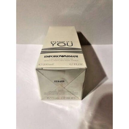 Emporio Armani Because It's You Women's Perfumed Body Lotion 6.7oz 200ml - Maison des fragrances