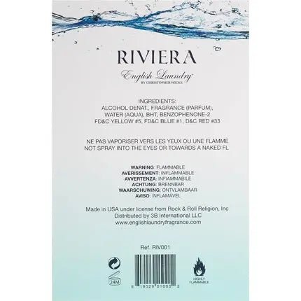 English Laundry Riviera Eau de Toilette (EDT) Mixte 100ml - Maison des fragrances