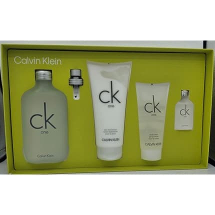 Calvin Klein Ck One Set With Body Lotion And Gel Mini Coffret (Coffret) Mixte 200ml