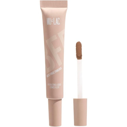 Mulac Cosmetics BFF Hydrating Liquid Corrector TYRA 8R Coffee-Milk with Yellow Undertone Vegan 10ml