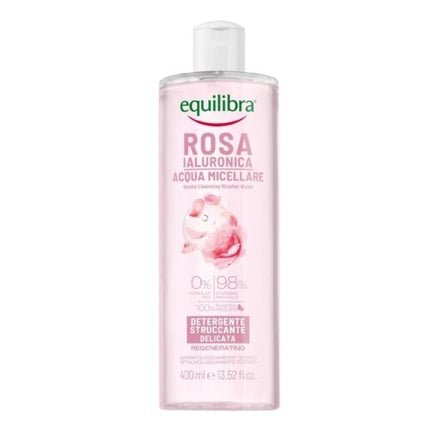 Equilibra Rosa Gentle Cleansing Micellar Water with Hyaluronic Acid 400ml - Maison des fragrances