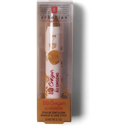 Erborian BB Crayon with Ginseng Korean Skincare and Makeup Cream Skin Perfector Makeup & Care Stick All Skin Type Caramel - Maison des fragrances