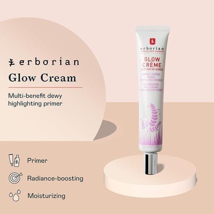 Erborian Glow Crème Illuminating Face Cream Primer with Ultra - Radiant Effect 45ml - Maison des fragrances