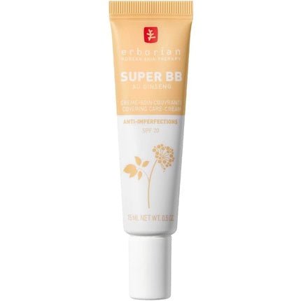 Erborian Super BB Cream with Ginseng Full Coverage BB Cream for Acne Prone Skin Nude 15ml - Maison des fragrances