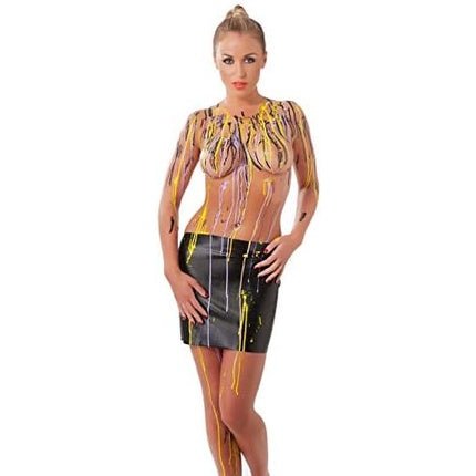 Erotic Fashion Liquid Latex Yellow 450ml - Maison des fragrances