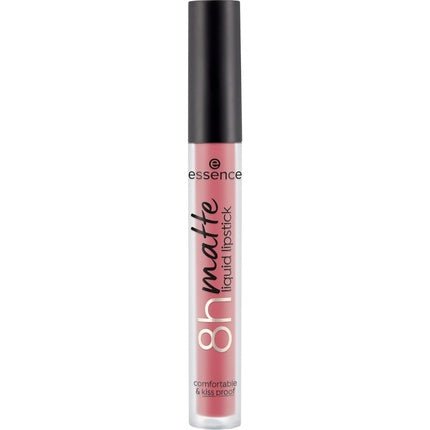Essence 8H Matte Liquid Lipstick No. 15 Pink Long - Lasting Matte Vegan Waterproof Oil - Free Preservative - Free 2.5ml - Maison des fragrances