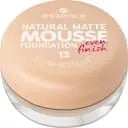 essence Natural Matte Mousse Foundation Nr. 13 Nude Mattifying Covering Express Result Vegan Oil-Free Perfume-Free Alcohol-Free 15g Essence