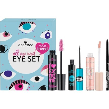Essence All Eye Need Eye Set Acetone - Free Vegan No Microplastic Particles No Perfume 4 Pieces - Maison des fragrances