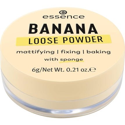Essence Banana Loose Powder Yellow Mattifying Fixing Colour Correcting Translucent Matte Vegan Oil - Free Perfume Alcohol - Free 6g - Maison des fragrances