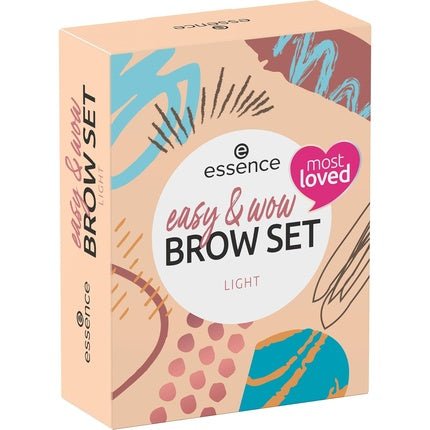 essence Easy & WOW Brow Set Light Eyebrow Set - Maison des fragrances