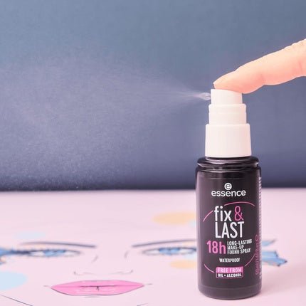 Essence Fix & Last 18h Long - Lasting Makeup Fixing Spray Transparent - Maison des fragrances